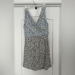 Land’s End Swimdress, surplice neckline with tummy control